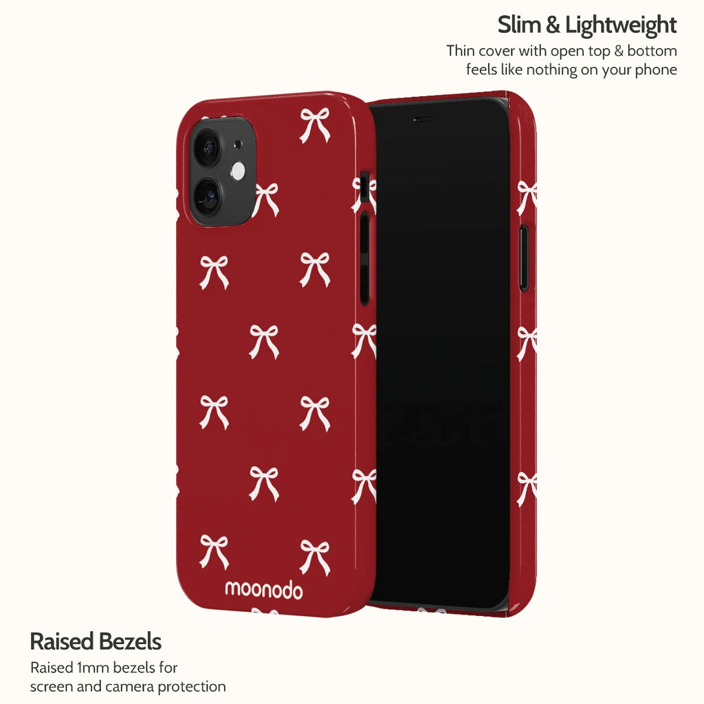 Garnet Bows - iPhone 12 Case