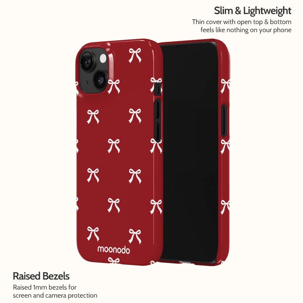 Garnet Bows - iPhone 14 Case