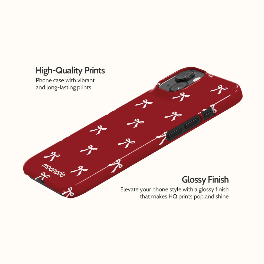 Garnet Bows - iPhone 14 Case