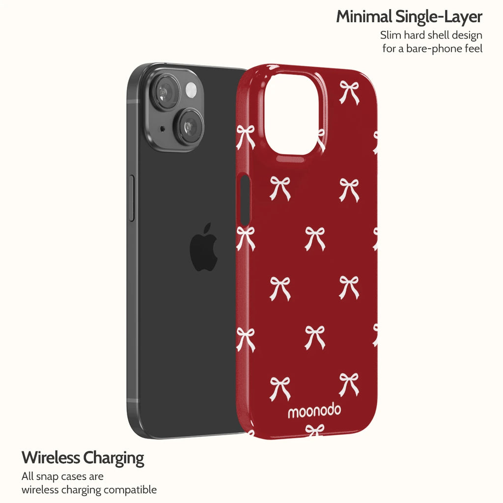 Garnet Bows - iPhone 15 Case