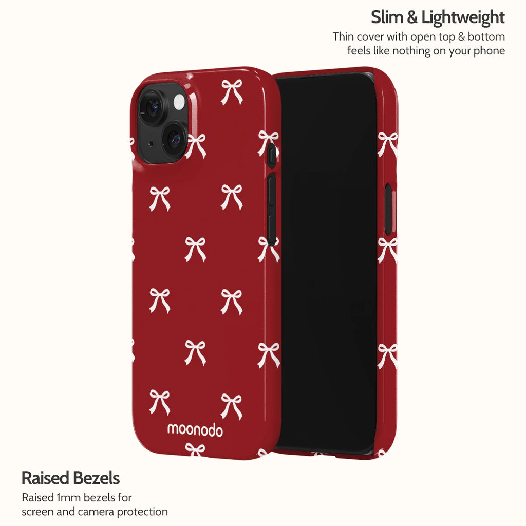 Garnet Bows - iPhone 15 Case