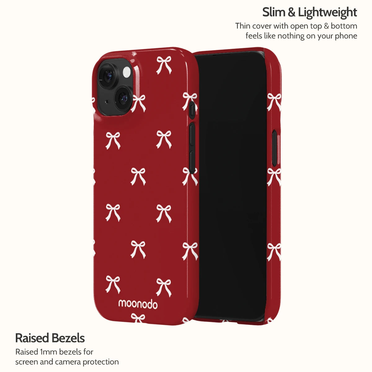 Garnet Bows - iPhone 15 Case