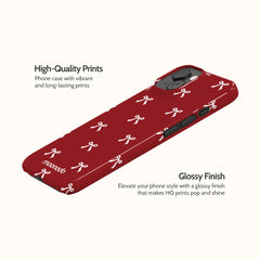 Garnet Bows - iPhone 15 Case