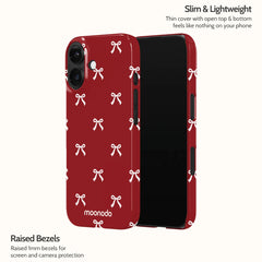 Garnet Bows - iPhone 16 Case