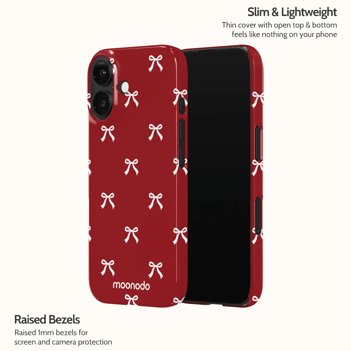 Garnet Bows - iPhone 16 Case