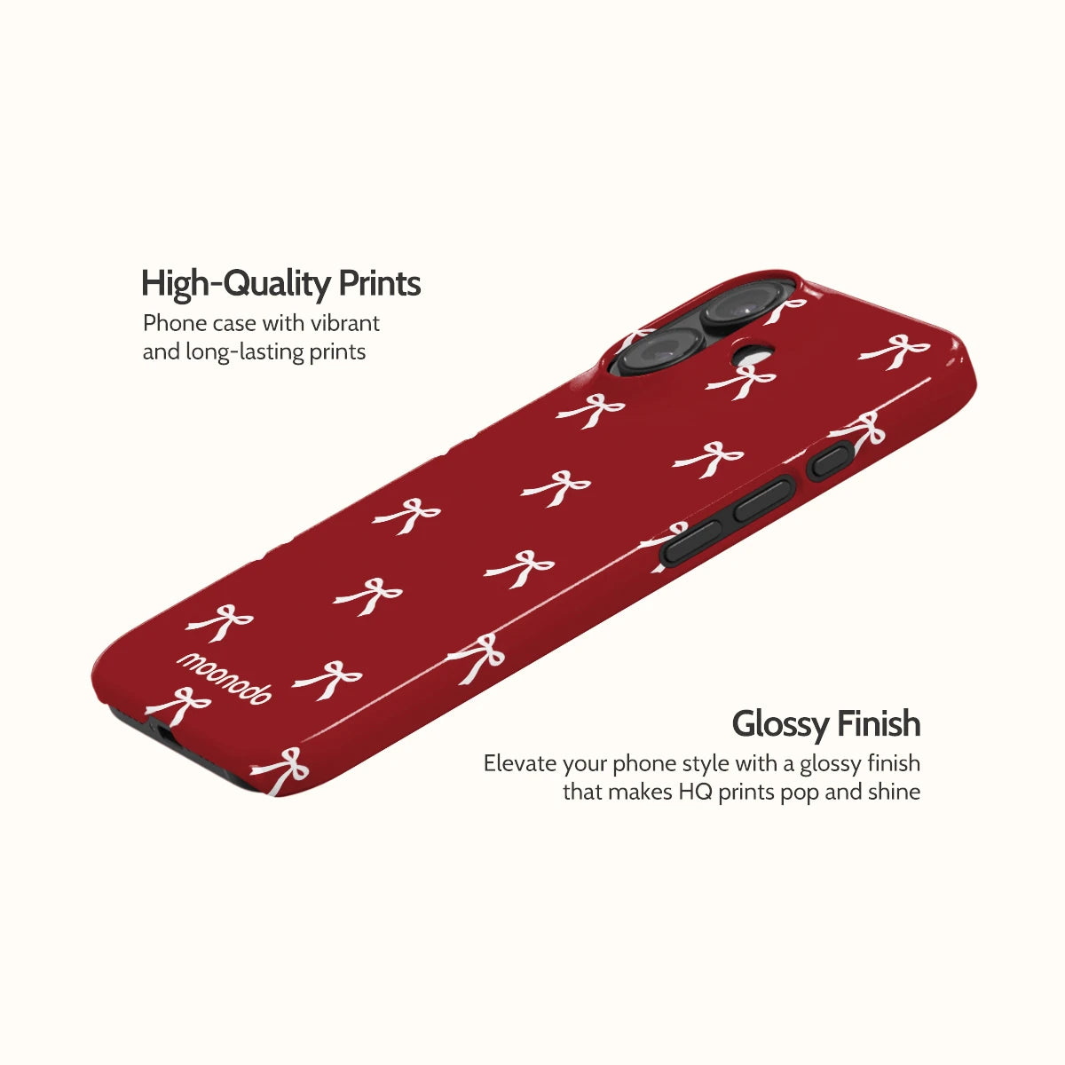 Garnet Bows - iPhone 16 Case