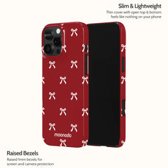 Garnet Bows - iPhone 16 Pro Max Case