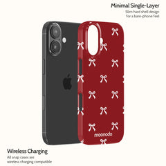Garnet Bows - iPhone 17 Case