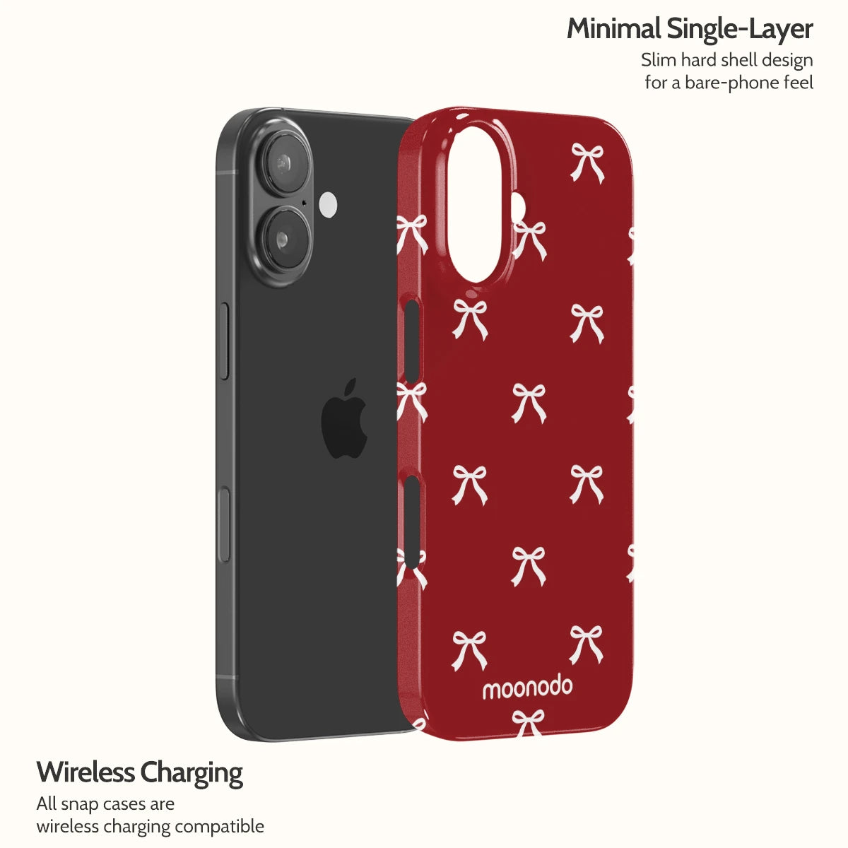 Garnet Bows - iPhone 17 Case