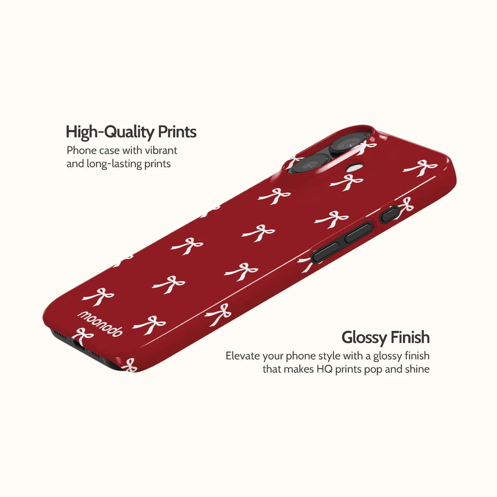 Garnet Bows - iPhone 17 Case