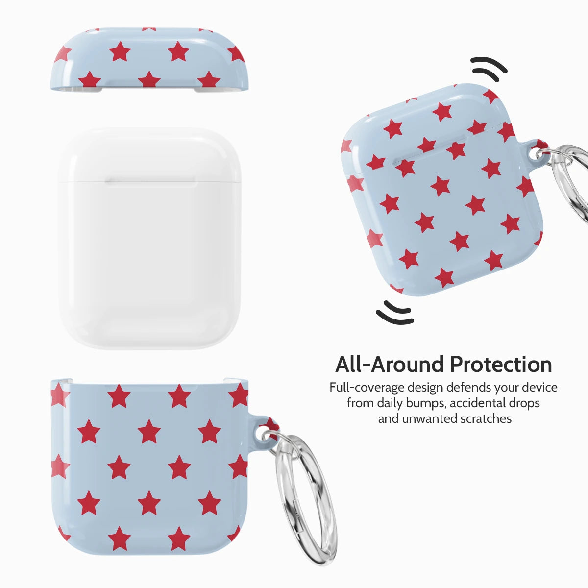 Raspberry Sky - AirPods 1 & 2 Case