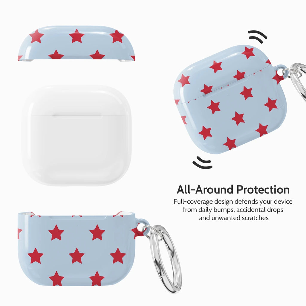 Raspberry Sky - AirPods 4 Case