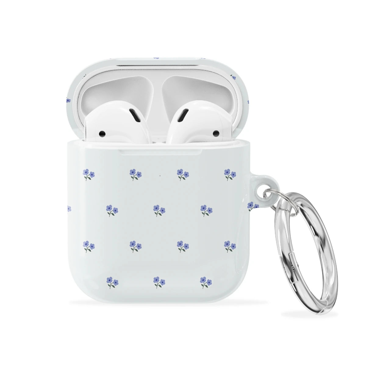 Periwinkle Ditsy - AirPods 1 & 2 Case