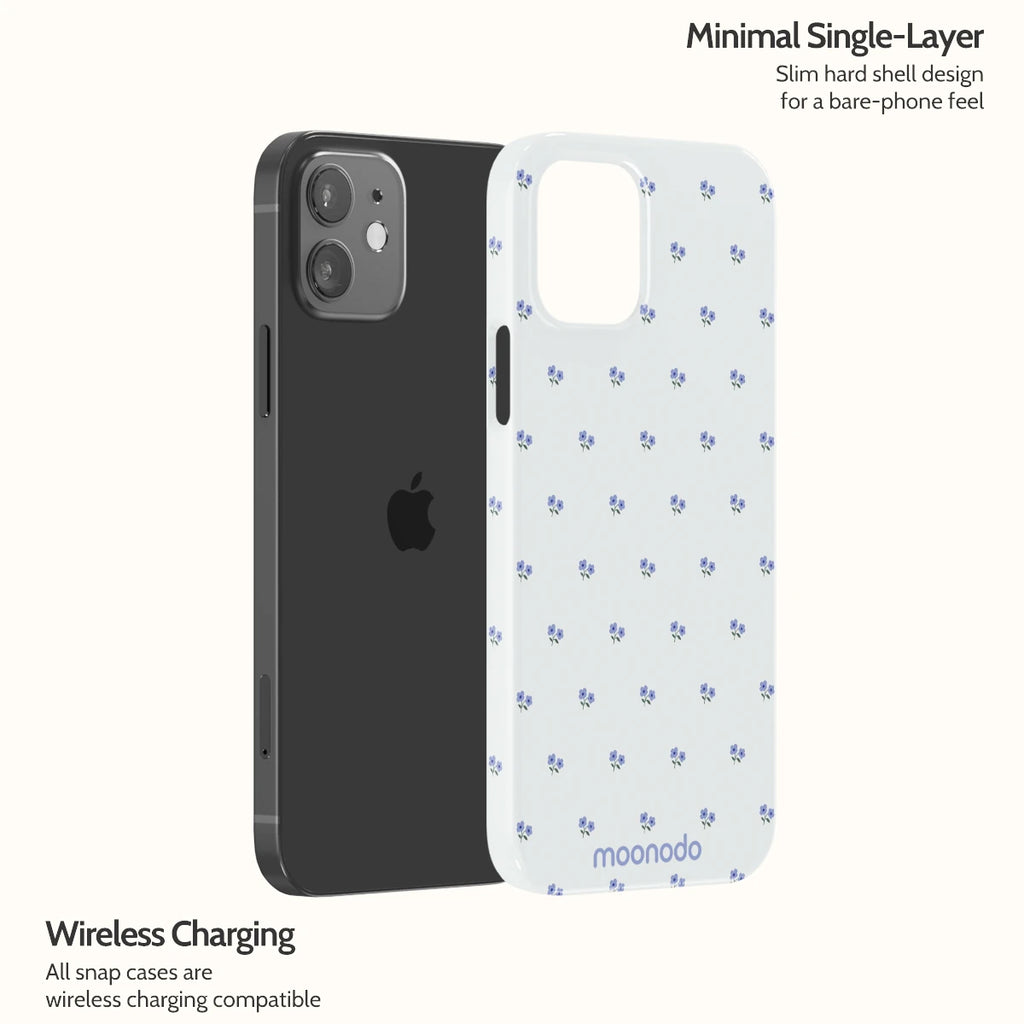Periwinkle Ditsy - iPhone 12 Case