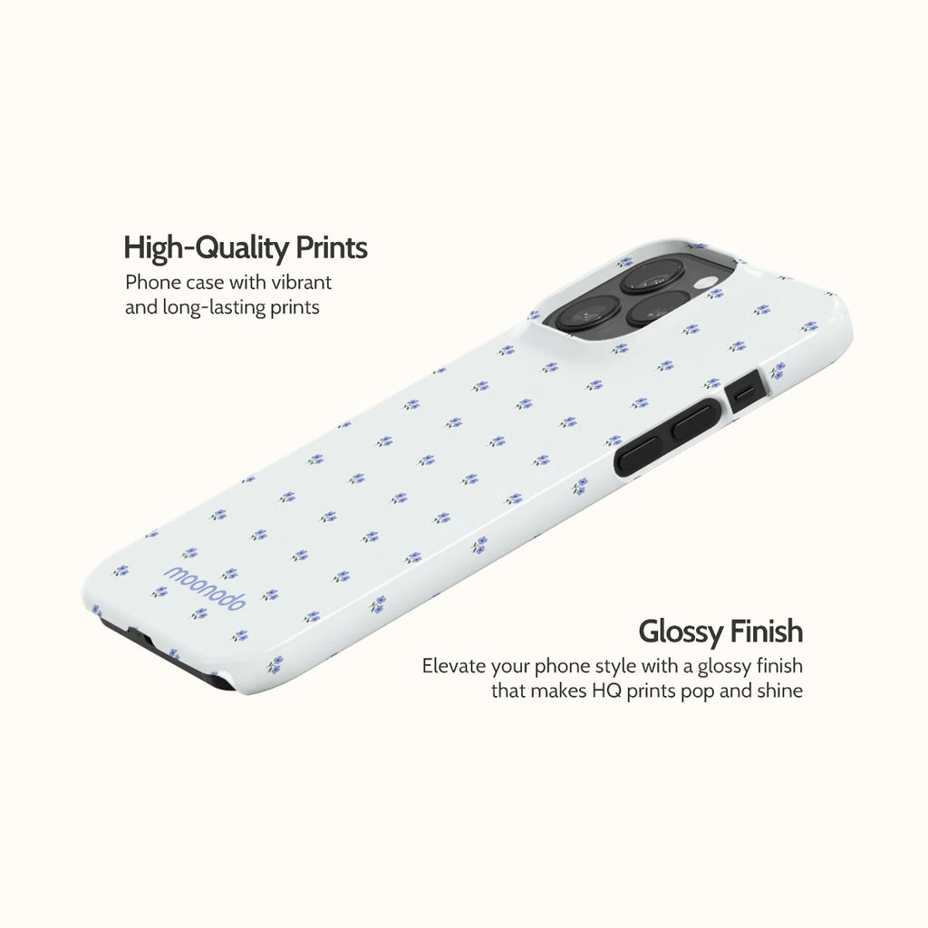 Periwinkle Ditsy - iPhone 13 Pro Max Case