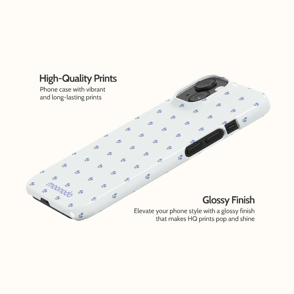 Periwinkle Ditsy - iPhone 14 Case