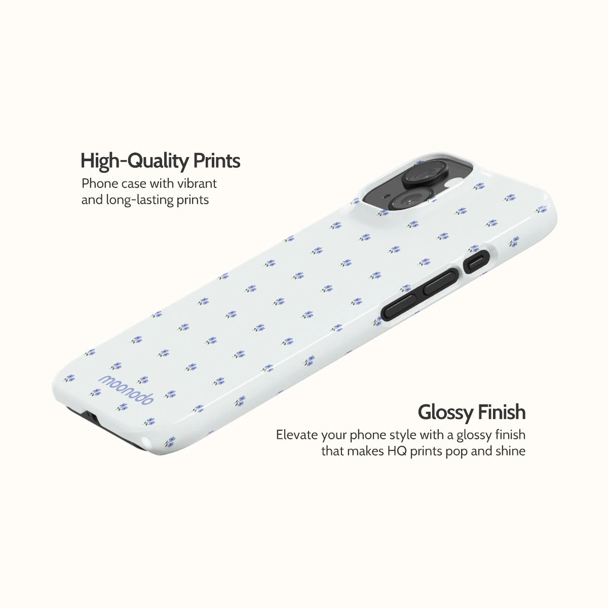 Periwinkle Ditsy - iPhone 15 Case