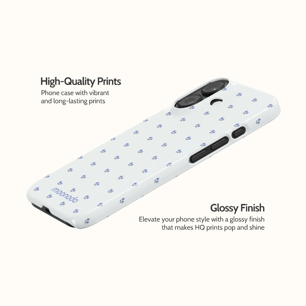 Periwinkle Ditsy - iPhone 16 Case