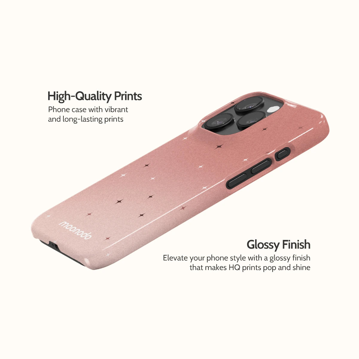 Rose Stardust - iPhone 15 Pro Case