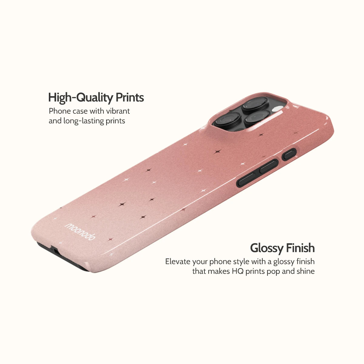Rose Stardust - iPhone 16 Pro Max Case