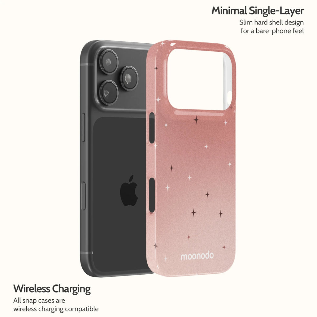 Rose Stardust - iPhone 17 Pro Case