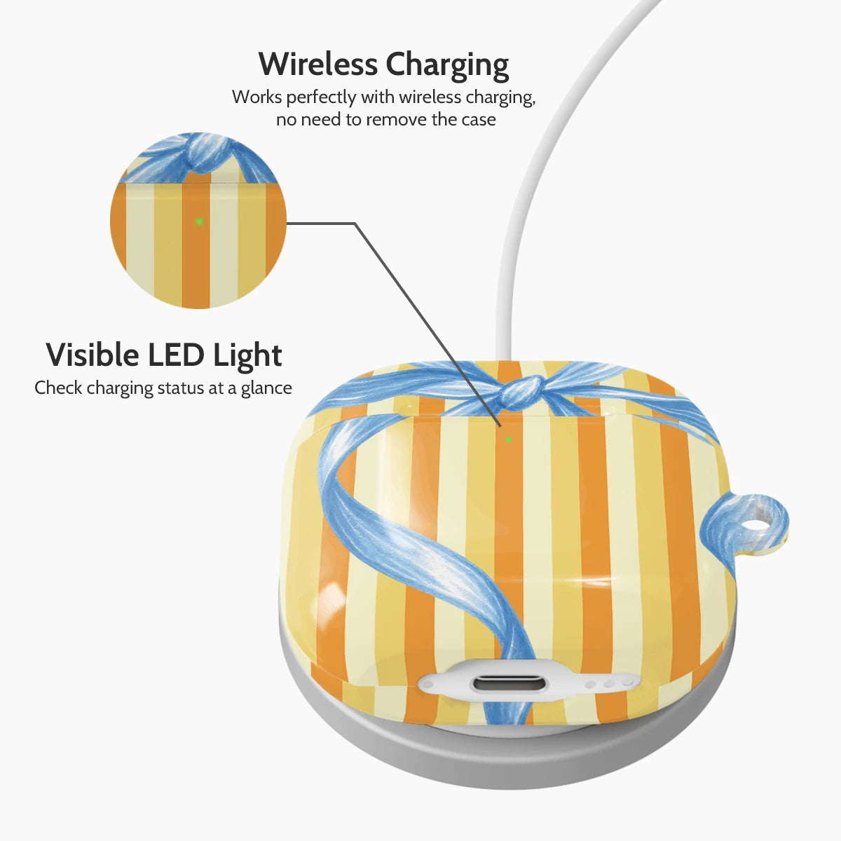 Sunset Ribbon - AirPods 4 Case