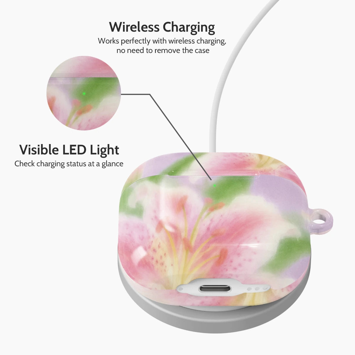 Lilac Bloom - AirPods 4 Case
